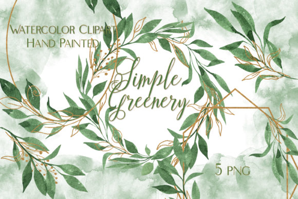Download Watercolor Foliage Frames Clipart - Frame Collection