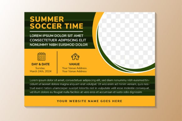 Download Summer Soccer Horizontal Flyer - Summer Collection