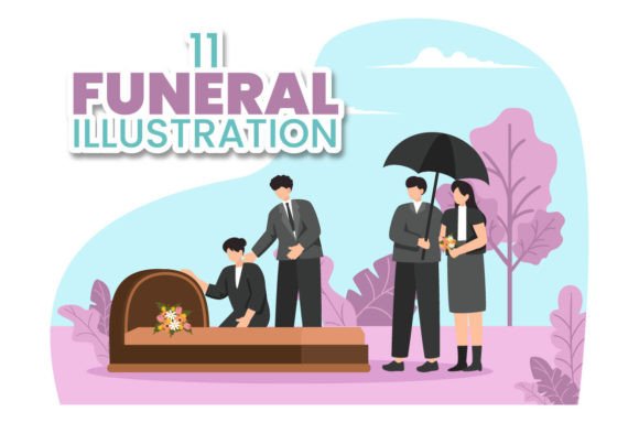 Download 11 Funeral Ceremony Illustration - Premium Resources
