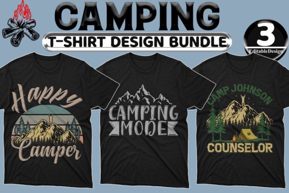 Download Best Camping Print Templates Bundle-3 - Template Collection