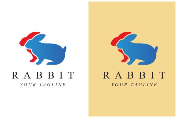 Download Rabbit Logo with Slogan Template - Template Collection