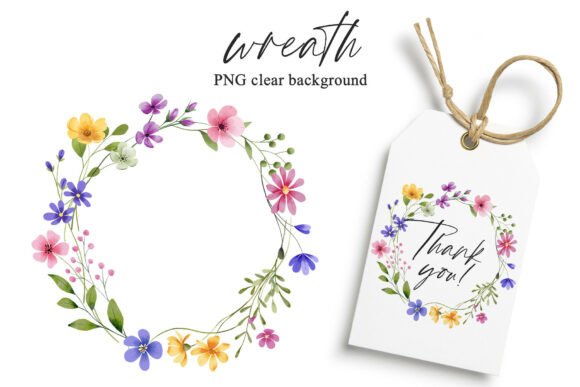 Download Wreath Wild Flowers, Frame, Hand Drawing - Frame Collection
