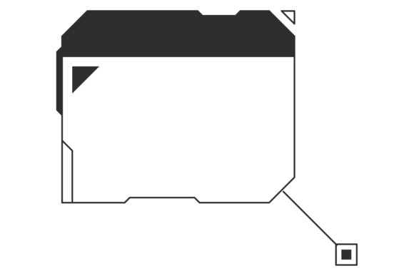Download Tech Title Box. Black Line Text Frame - Frame Collection