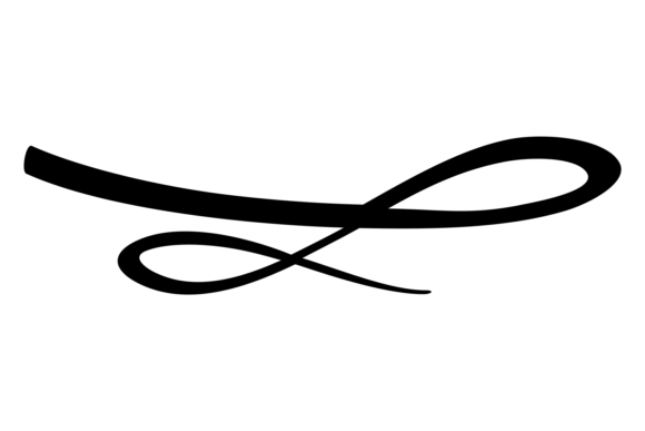 Download Calligraphic Underline Tail. Decorative - Decorative Collection
