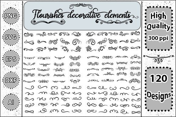 Download Flourishes Decorative Elements Svg Set 2 - Decorative Collection