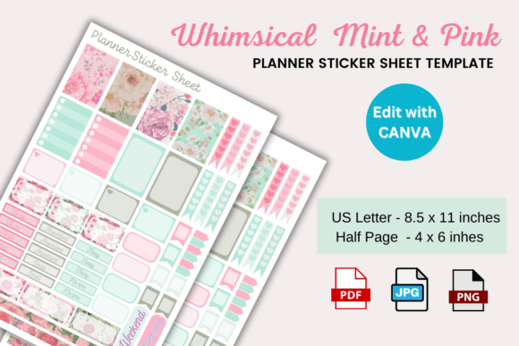 Download Planner Sticker Sheet Editable Template - Template Collection