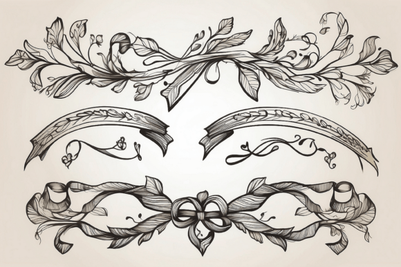 Download About Hand Drawn Floral Decorative Borde - Decorative Collection