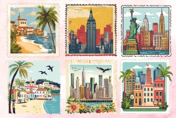 Download Summer Cities Postcard Clipart - Summer Collection